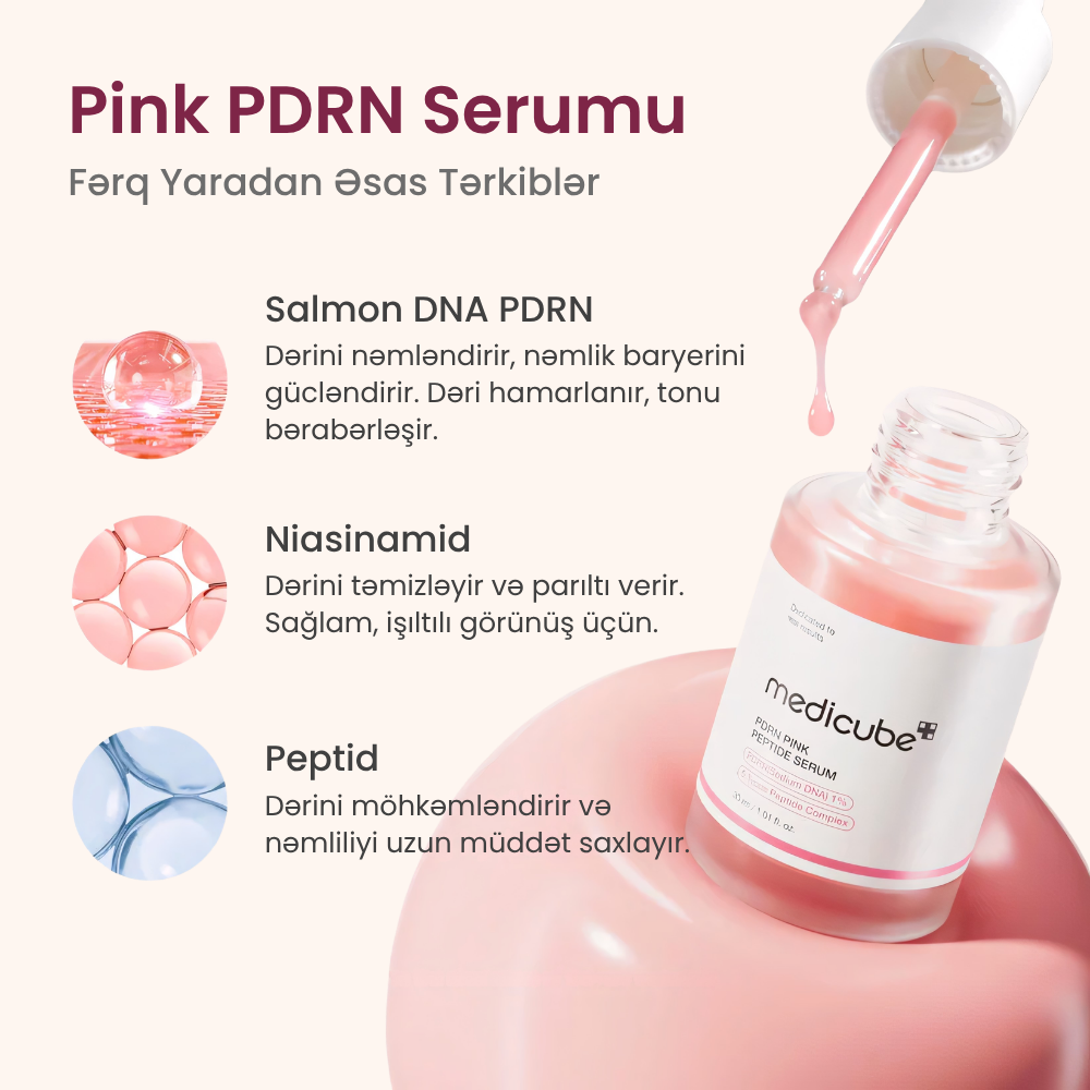 Medicube PDRN Parlaq Dəri Serumu