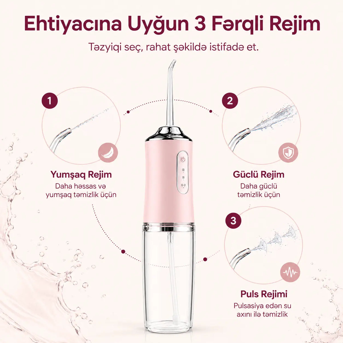 Təzyiqli Diş Təmizləyici